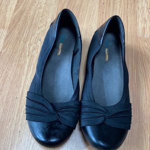 Memory foam slip on loafer Black